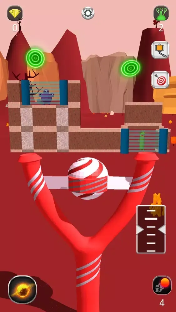 Screenshot di Aliens Catapult