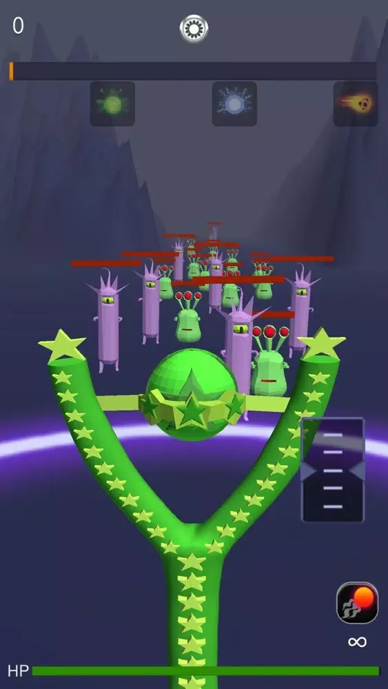 Screenshot di Aliens Catapult