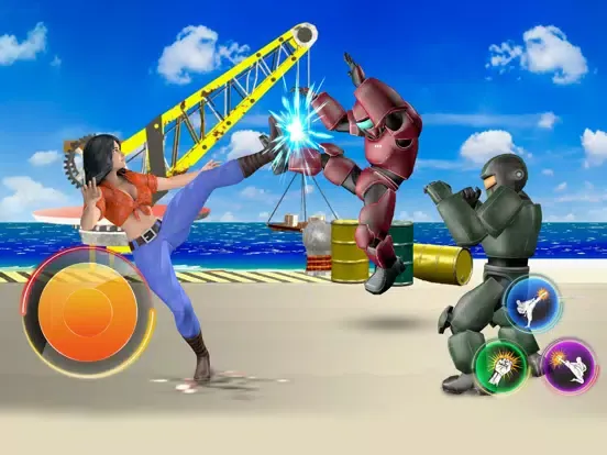 Tangkapan layar Fighter's Fury - Fighting Game iPad 