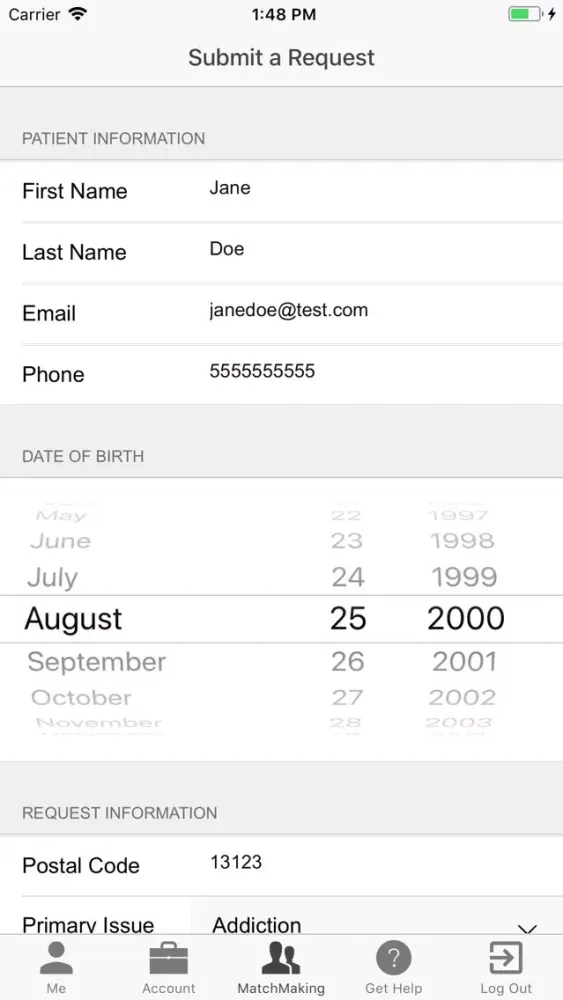 Zrzuty ekranu Recovery Village