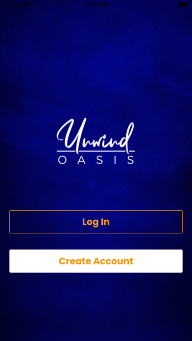 Tangkapan skrin Unwind Oasis
