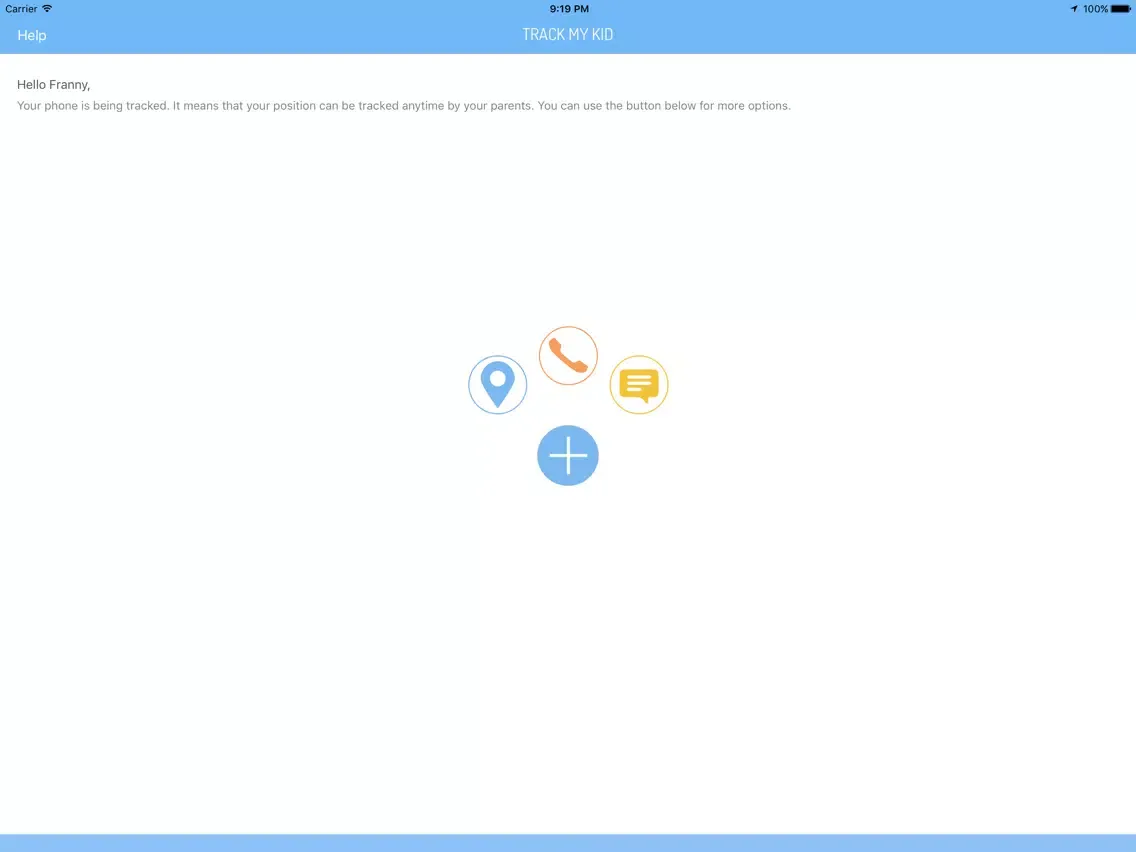 Capturas de tela do Track My Kid - GPS localizer iPad 