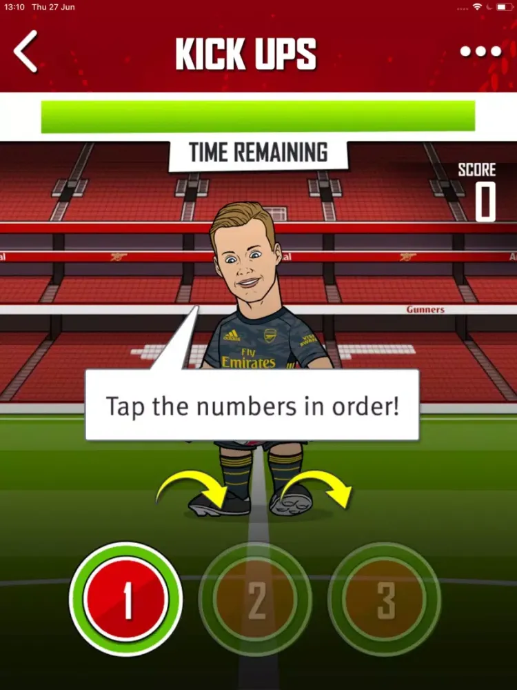 Arsenal Junior Gunners iPad  Screenshots