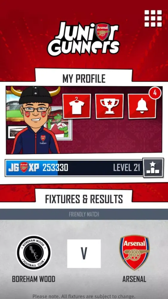 Arsenal Junior Gunners Screenshots