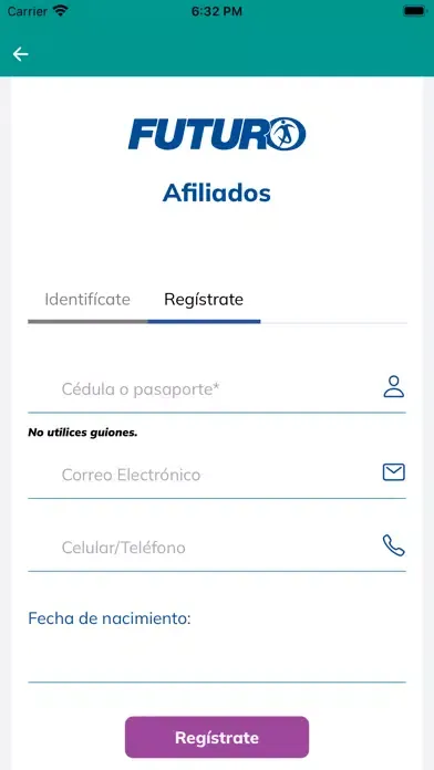 Ảnh chụp màn hình của Futuro ARS Afiliados