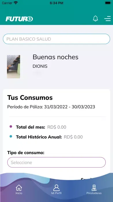 Ảnh chụp màn hình của Futuro ARS Afiliados