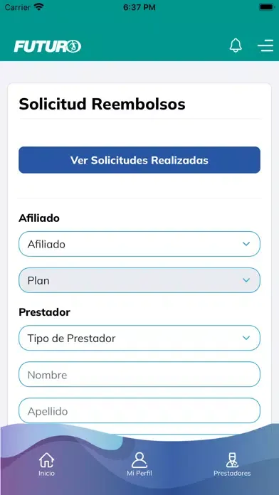 Ảnh chụp màn hình của Futuro ARS Afiliados