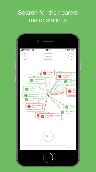 Capturas de pantalla de MetroCompass