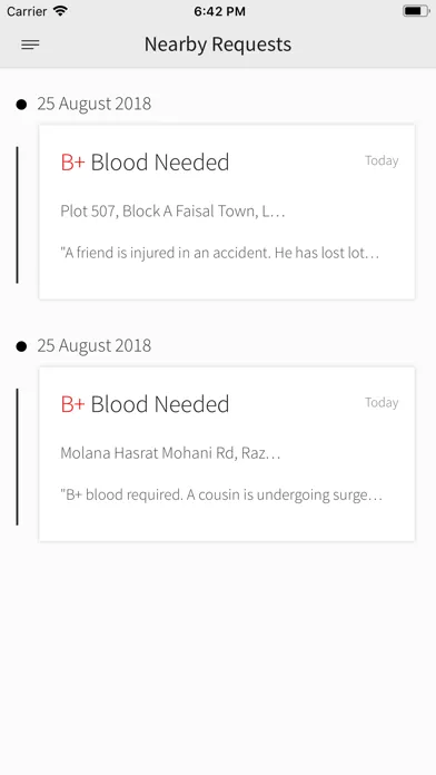 Pulse(Find Blood Donors) سکرین شاٹس