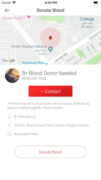 Pulse(Find Blood Donors) سکرین شاٹس
