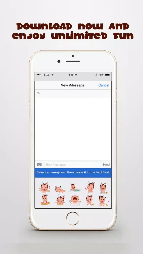 Capturas de tela do Baby Girl Sticker