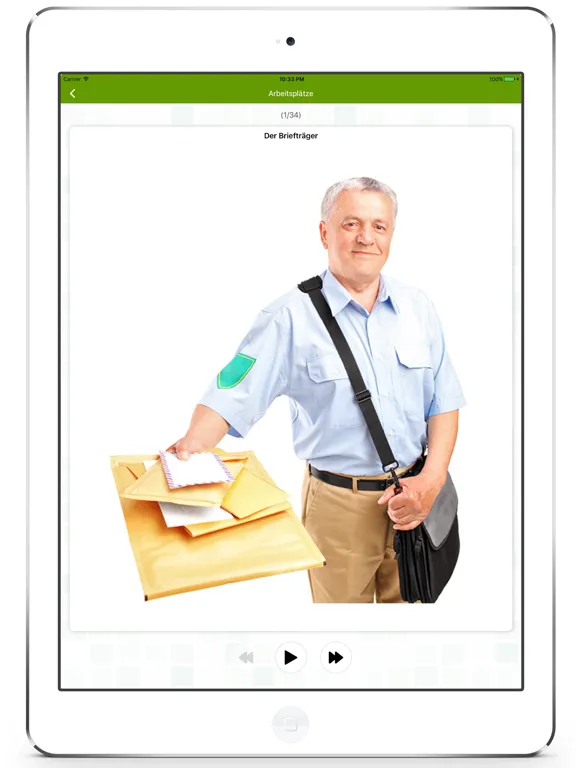 Capturas de pantalla de Germany Flashcard for Learning iPad 
