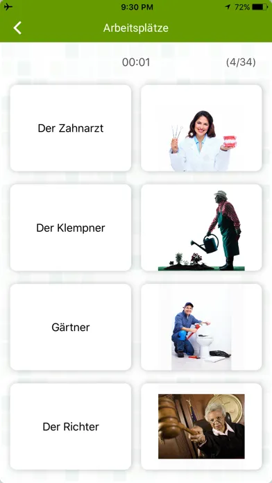 Capturas de pantalla de Germany Flashcard for Learning