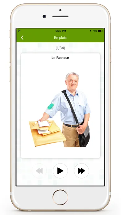 Tangkapan layar French Flashcard for Learning