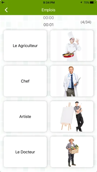 Tangkapan layar French Flashcard for Learning