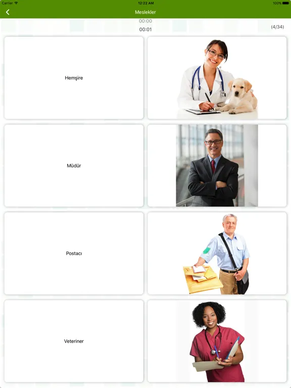 Zrzuty ekranu Turkish Flashcard for Learning iPad 