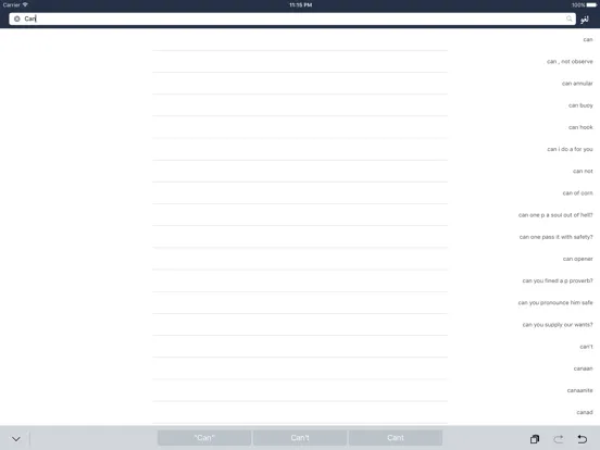 Hooshyar English Dictionary iPad  スクリーンショット
