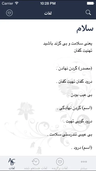 فرهنگ لغت هوشیار پارسی應用截圖