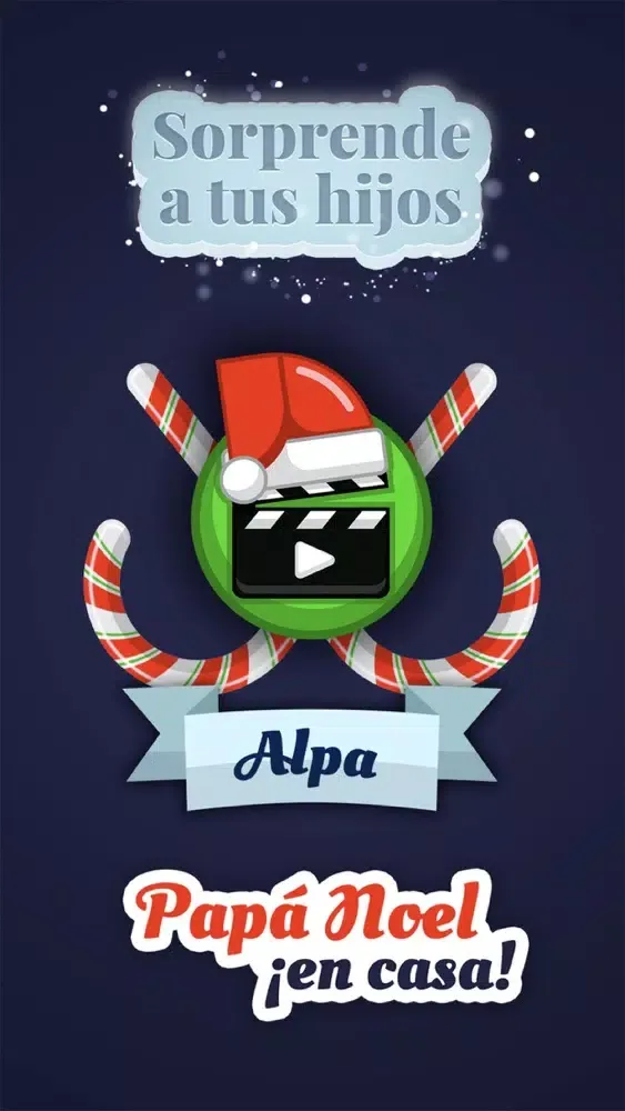 Alpa - Vídeo Navidad Papa Noel سکرین شاٹس