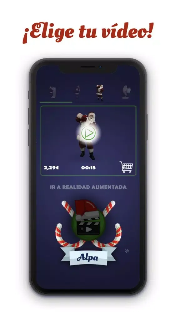 Alpa - Vídeo Navidad Papa Noel سکرین شاٹس