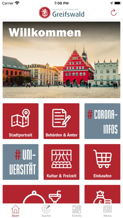 Greifswald-App スクリーンショット