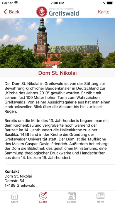 Greifswald-App スクリーンショット