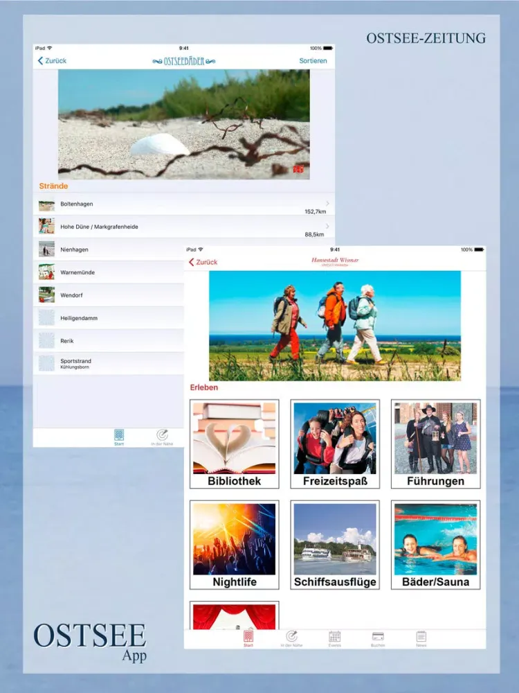 Ostsee-App iPad  سکرین شاٹس