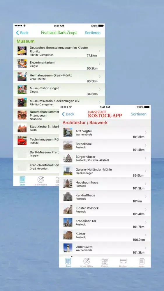 Ostsee-App سکرین شاٹس