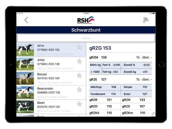 RSH-App iPad  Ekran Görüntüleri