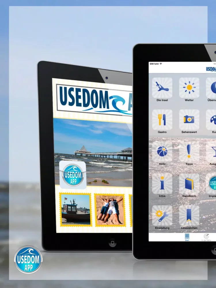 Usedom-App iPad  스크린샷