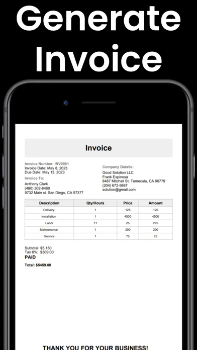 Invoice Maker: Create Invoices स्क्रीनशॉट