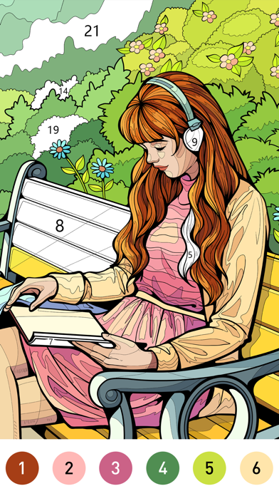 Chill Color By Number Game应用截图