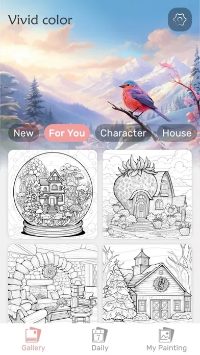 Vivid Color Paint By Number Screenshots