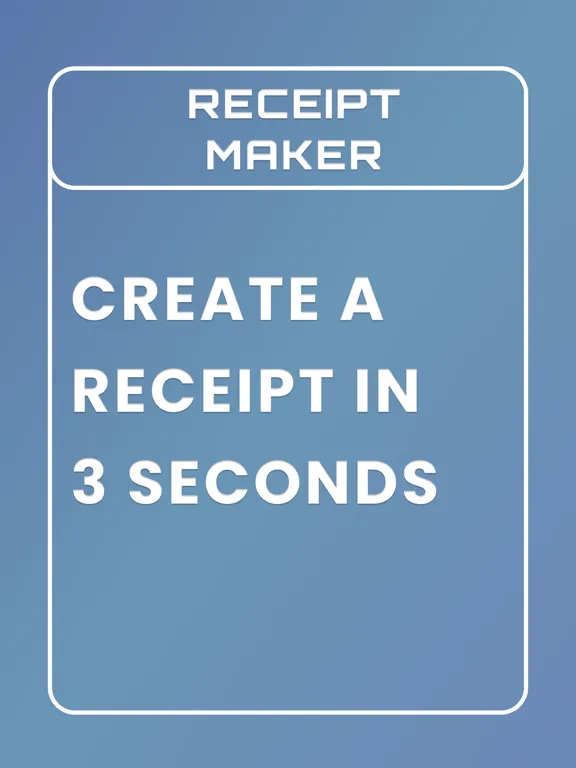 Tangkapan layar Receipts App: Receipt Maker iPad 