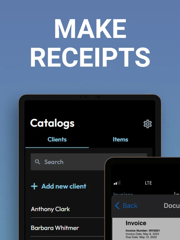 Tangkapan layar Receipts App: Receipt Maker iPad 
