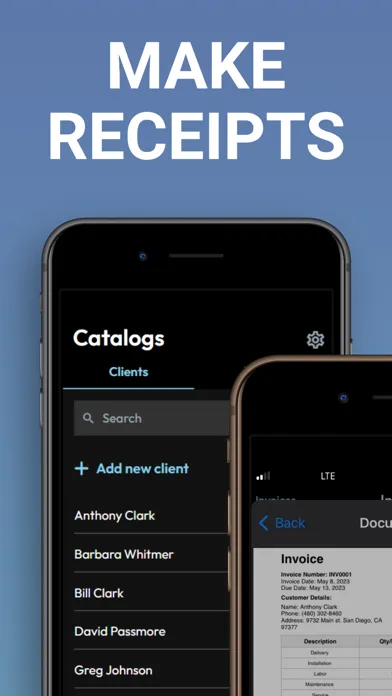 Tangkapan layar Receipts App: Receipt Maker