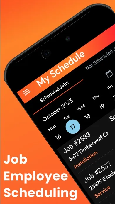 Tangkapan skrin Employee Scheduling CRM Mobile