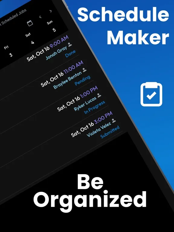 To Do List:  Schedule Planner iPad  স্ক্রিনশট