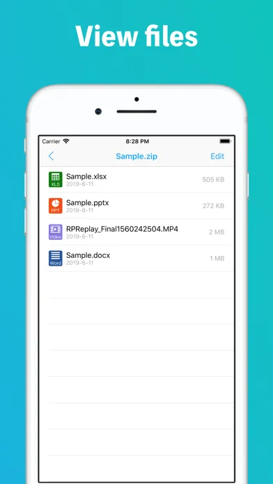 Скриншоты BestZip-RAR,7z,Zip Unarchiver