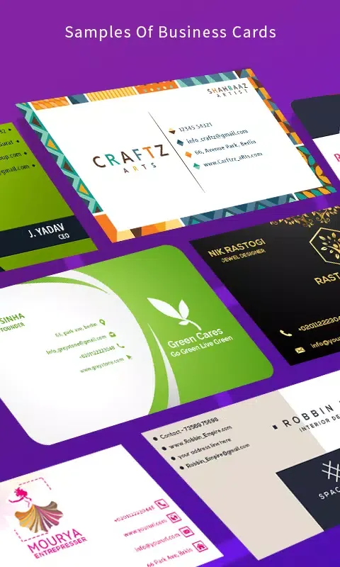 Business Card Maker Screenshots