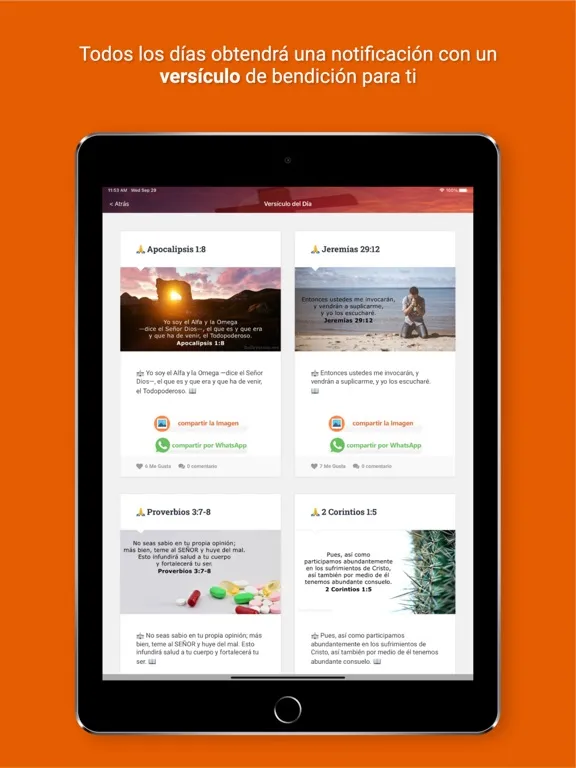 Capturas de tela do Biblia Católica Hablada Audio iPad 