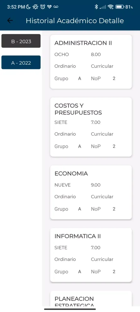 Screenshot di IES móvil