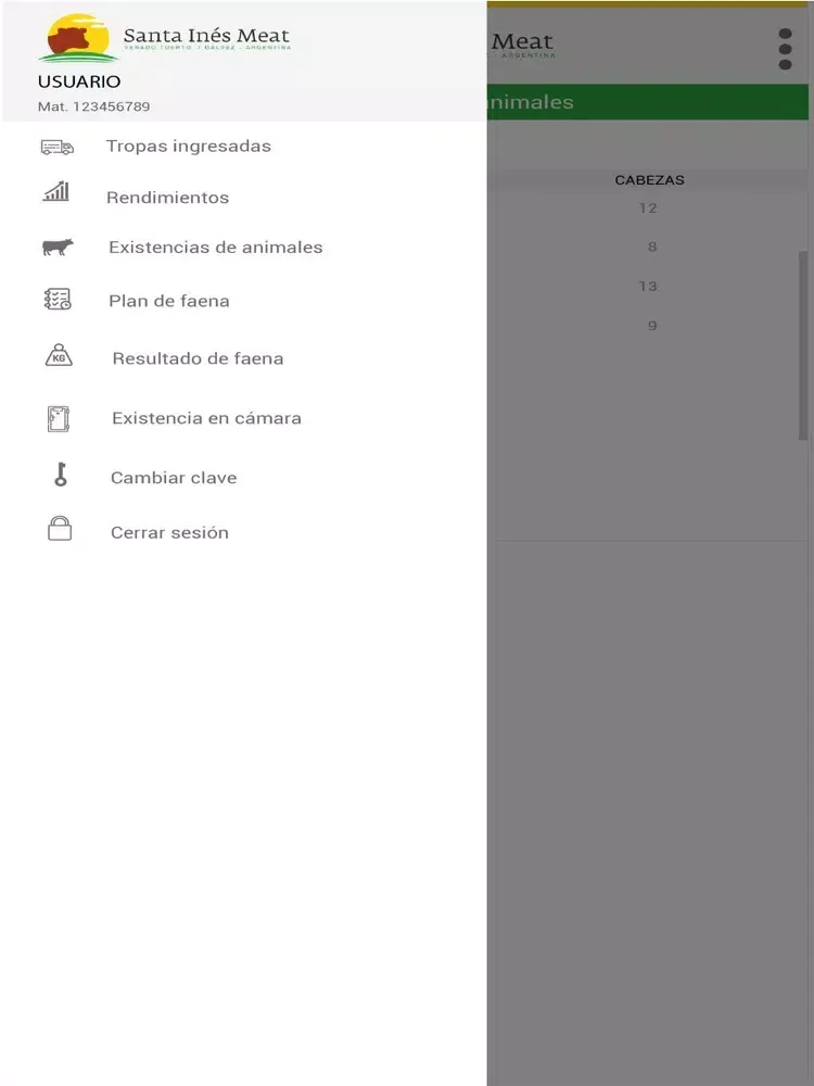Santa Ines Meat iPad  Screenshots