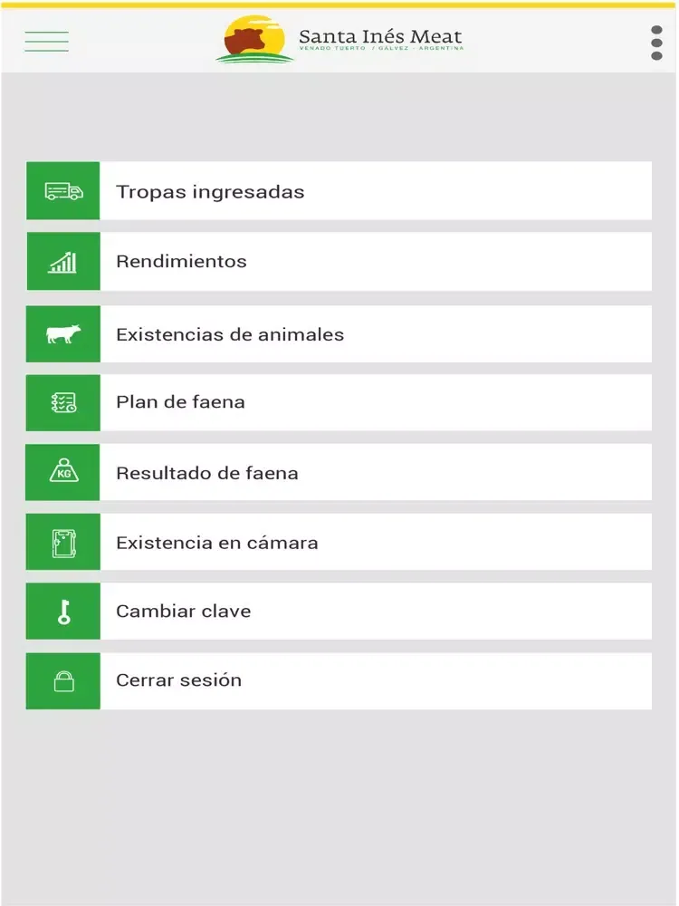 Santa Ines Meat iPad  Screenshots