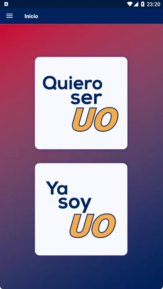 Screenshot di UO móvil