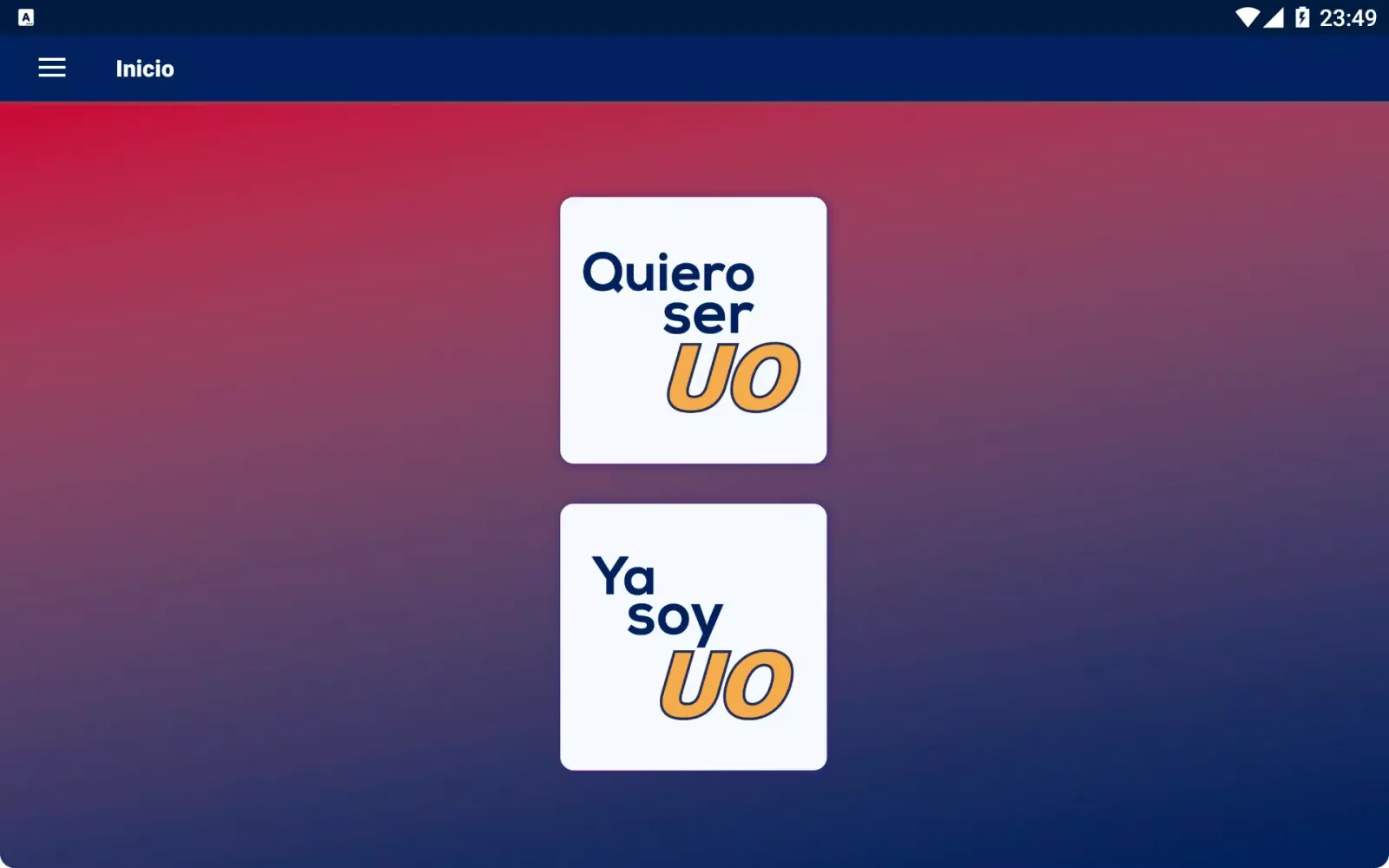 Screenshot di UO móvil