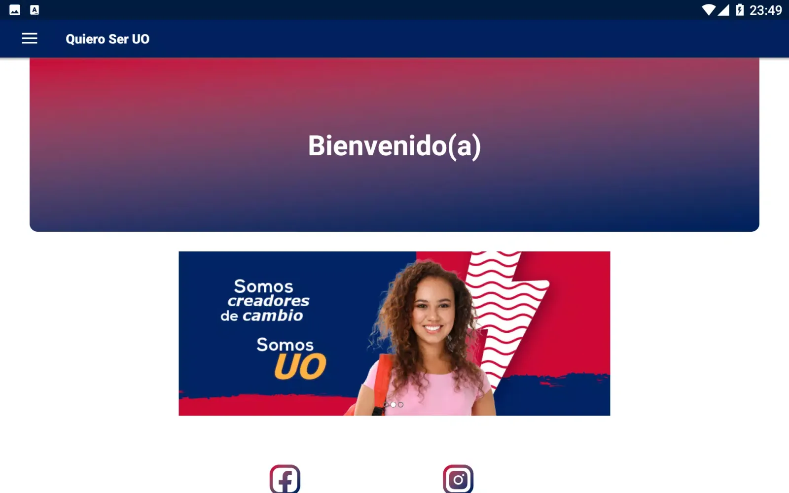Screenshot di UO móvil