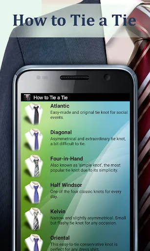 How to Tie a Tie স্ক্রিনশট