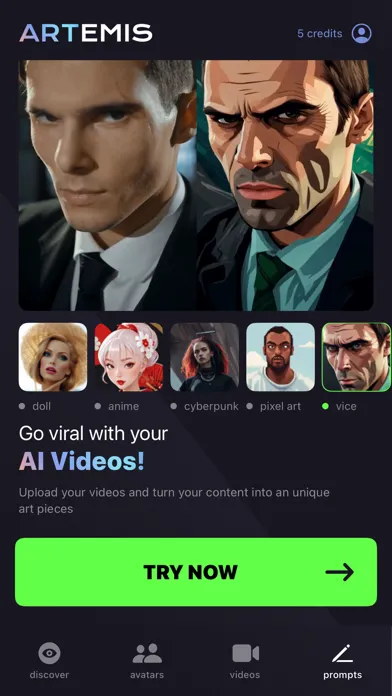 Artemis: AI Photo Generator应用截图