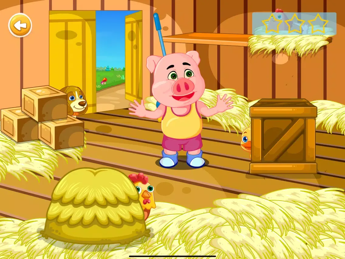 Capturas de tela do 小动物的声音 三只小猪听力训练 iPad